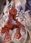 Delaunay, Robert Eiffel Tower or the Red Tower oil on canvas